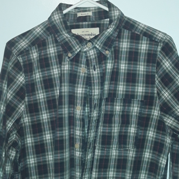 Abercrombie & Fitch Plaid button up - Picture 1 of 4